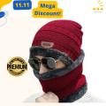 Winter Beanie Cap For Men - Beanies Knit Hat knitted Cap Thicken Hedging Cap Balaclava Skullies Fashion Warm knit Beanie for Men/Women. 