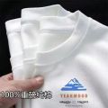 Heavy Xinjiang cotton women's T-shirt national tide Chinese style cotton short sleeve large size loose white half sleeve NIS unisex. 