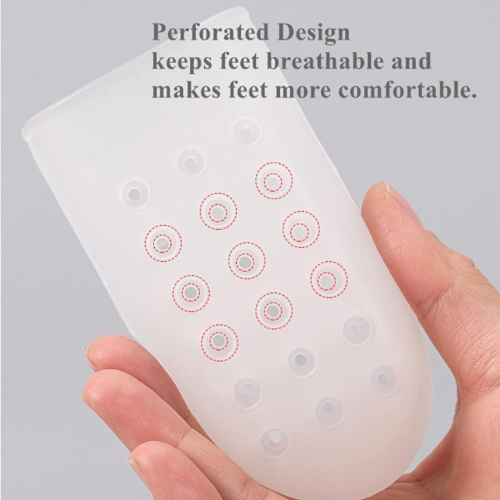 Invisible Height Lift Half Socks & Silicone Gel Heel Insert Pads - Image 5