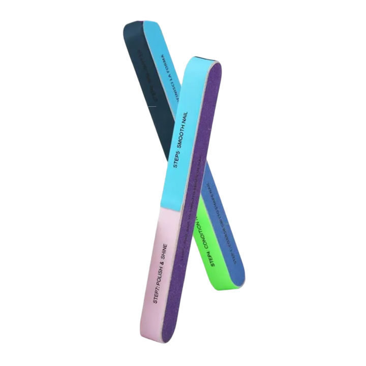 1PC Nail Filer Buffer Six Side Pedicure Manicure Nail Art Sanding File Tips Polish Nail Buffer Block Shiner Polisher Manicure Nail Buffering Files For Home And Professional Manicure And Pedicure Tools