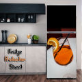Self Advise Fridge Door Cover Waterproof PVC  Refrigerator Door Wrap Vinyl Wallpaper, Removable Fridge Decal peel and stick. 