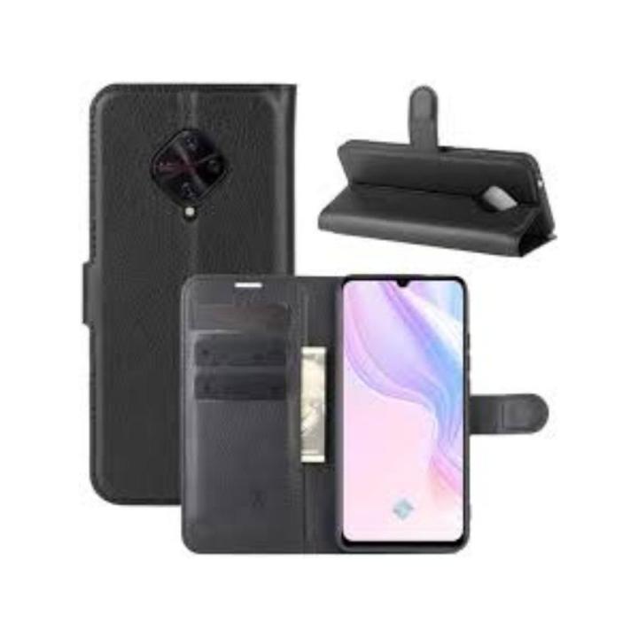 Vivo_s1 pro Y51 Book Style PU leather Premium Quality Leather