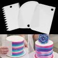 Double Edge Cake Decorator Icing Combs (3 pcs). 