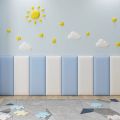 Bed Headboard 3D Wall Stickers Self-adhesive Head Board Wall Panels Wallpaper Tatami Anti-collision Wall Mat Pad Foam Cushion. 