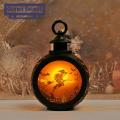 Green forest Pumpkin Lantern Soft Light Halloween Pumpkin Witch Ghost LED Light. 