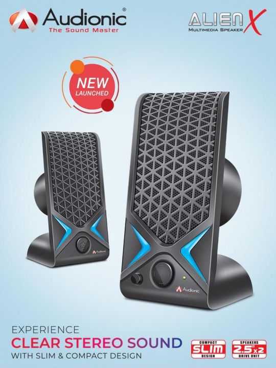 Audionic Alien X Wired Speaker For LED / Laptop / PC