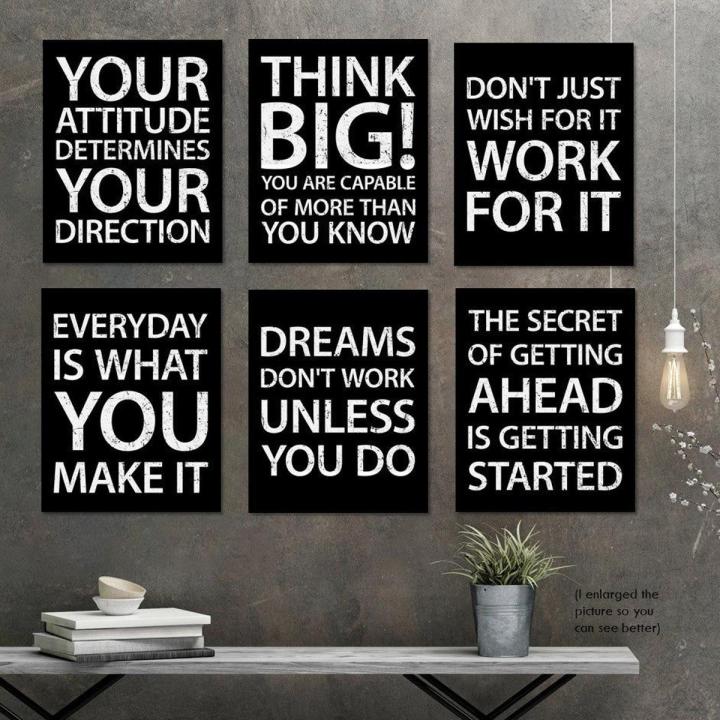 Pack of 10 Motivational Quotes Photo Cards A4 Size Customizable High Resolution Print