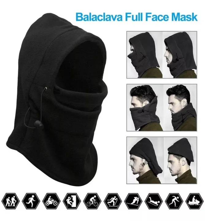 Mens%20Thermal%20Fleece%20Balaclava%20Hat%20Hooded%20Neck%20Warmer%20Winter%20Sports%20Face%20Mask%20Ski%20Bike%20Motorcycle%20Helmet%20Beanies%20Masked%20Cap%20-%20Black/Grey%20-%20Image%2010