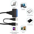 SATA to USB 3.0|2.0 Laptop Hard Drive Converter Cable. Supports Upto 4TB SATA Hard Disk Drive Convert Adapter Support. 