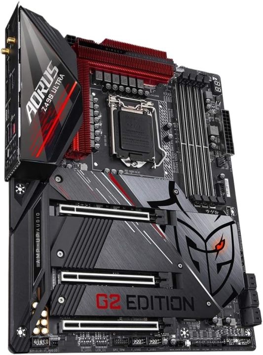 GIGABYTE Z490 AORUS ULTRA G2 Edition Intel LGA 1200 ATX Motherboard (Direct 12+1 Phases Digital VRM Design, WiFi 6 802.11ax, 2.5GbE LAN, RGB FUSION 2.0, USB 3.2 Gen 2, USB Type-C)