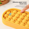 Press Type Ice-Cube Round Makers Ice HockeyS Mold Spare Parts Quick-Freeze Mini Ice Ball Party Kitchen Ice Box Tray Silicone. 