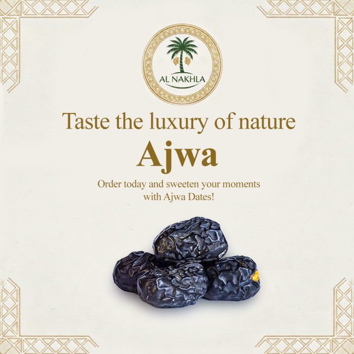 AJWA DATES REGULAR PREMIUM QUALITY IMPORTED FROM SAUDI ARABIA 1Kg ...