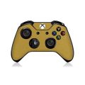 XBOX ONE Controller Golden Brushed Metal Texture Skin. 