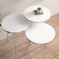 PACK OF 03 - Coffee Table - Round Table - Table Decoration Pieces - Table - Round Table - Corner Table - Table - Coffee Tables - Office Table - Home Decor - Home Decoration Items - Modern Nesting Table Living Room By Fashionatic World.. 