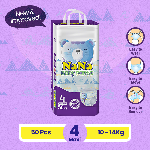 NaNa Baby Pants Jumbo Maxi 50 Size 4 - 10 -14 Kg