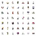 Hunter x Hunter Anime Stickers Decals Skateboard, Laptop, Suitcase, Motorcycle 10/25/50Pcs. 