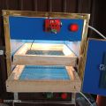 40 to 50 Eggs Automatic incubator with double hatcher. 