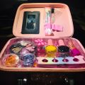 Make Up Toy for Kid Pretend Play Makeup Set Safety Non-toxic Makeup Kit Toy for Girls Mermaid 2in1 Realistic Beauty Makeup Jewelry Bag Very High Quality Glitter Skin Kids Beauty Bag with Many Accessories Nail Art Kids Makeup & Jewelry Perfect For Gifting. 