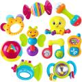 Baby Rattles and Teether Toys For Kids Rattle Set For Babies - 4 Pcs Pack. 