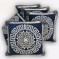 5 pieces cushions cover set, fabric velvet, size 15 length, 15 weidth, easy washable, colour granted. 