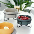 Nordic creative salad bowl instant noodle bowl soup bowl fruit dessert bowl tableware ceramic cat food bowl pet bowl dog food bowl. 