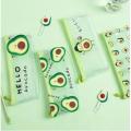 1Pc Cute Avocado Pencil Case Kawaii For Kids Gift School Pencil Box Pencilcase Transparent Pencil Bag School Supplies Stationery. 