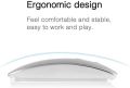 RGB Wireless Mouse - Slim & Silent 7 Colour LED Lights - Black & Transparent Body - Dual Mode 2.4G & Bluetooth Rechargeable Portable Optical Office Mouse With USB Receiver - 3 Adjustable DPI Levels for Notebook, PC, Computer, MacBook. 