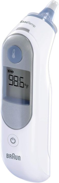 Braun Digital Ear Thermometer for Babies, Kids, Toddlers and Adults, ThermoScan 5 IRT6500, Display is Digital and Accurate, Thermometer for Precise Fever Tracking at Home uk import a1002