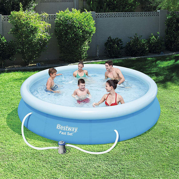Bestway%2057274%20Round%20Kids%20Inflatable%20Paddling%20Pool%20with%20Filter%20Pump,%20Fast%20Set,%2012%20ft%20-%20Image%203