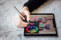ADONIT Pixel Pro Pressure Sensitive Stylus Enhanced Performance & Accuracy for Ipad Pro 9.7-Inch, 10.5-Inch, 12.9-Inch. 