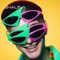 SHAUNA Fashion Christmas Triangle Oval Green Rose Contrast Color Roy Purdy Sunglasses Stage Hip Hop Party Glasses UV400. 