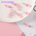 Strong Durable Paper Clips 1 Set Paper Clip Durable Rustproof Dovetail Clamp I-shaped Nail Set with Storage Box for Office School Organization Paper Clip Set. 