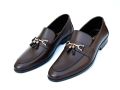 Pure Leather Shoes For Men - Color  Dark Brown. 