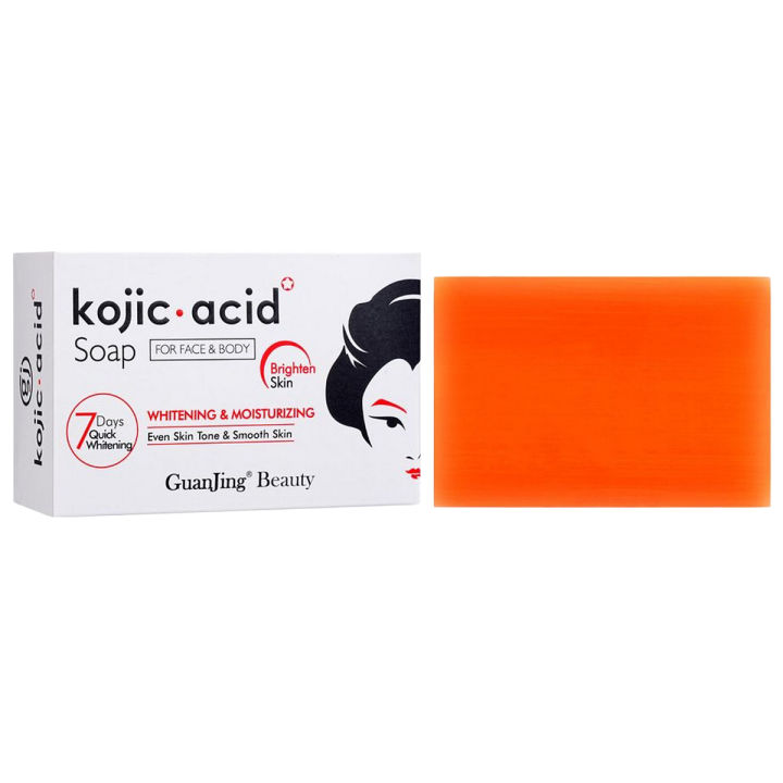 Guanjing Kojic Acid Soap 7 Days Glowing & Moisturizig body Soap 120g GJ7164