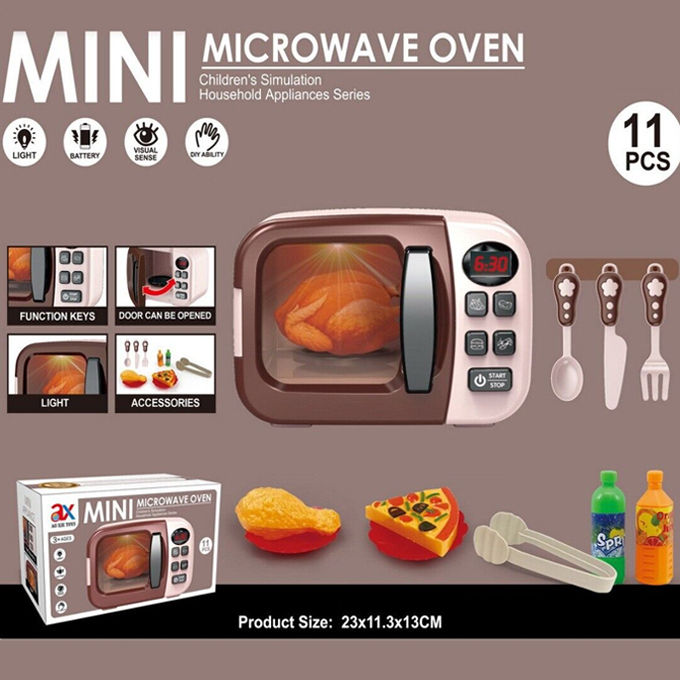Mini%20Microwave%20Oven%20Toy%20Household%20Appliances%20Set%20with%20Light%20Effects%20and%20Accessories%20-%2011%20Pcs%20Food%20Pretend%20Play%20Set%20-%20Image%208
