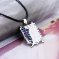 &lt;wholesale&gt;Necklace Funny Creative Attack On Titan Anime Cosplay Necklace for Women. 