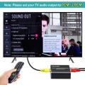 Techole (Original U.K Model: HS202)  Digital to Analog Audio Converter, 192kHz Aluminum Optical to RCA with Optical & Coaxial Cable. 