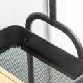 Garment Rack with 2-Tier Shelves, Clothes Coat hanger, Clothing Hallstand Coat shoes organizer storage rack trolley 2-in-1 ,In best and original quality. 