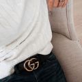 Reversible Double GG Fashion Belt For Men Women Ladies. 