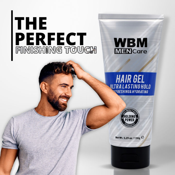 WBM Ultra Lasting Hold Hair Styling Gel For Men (150g)