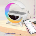 BT-3401 LED Display Wireless Phone Charger Bluetooth Speaker With Seven Color Selections, Alarm Clock, FM Radio. 
