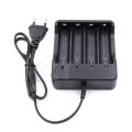 High Quality 4 2 1 Slots Intelligent Battery Charger with short circuit protection For 4X 18650 lithium-ion rechargeable battery. 