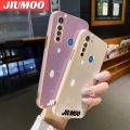 JIUMOO For MOTOROLA E8 Case Simple Square Plating Soft Silicone Edge Phone Case Full Cover Lens Camera Protector Cases Back Cover Casing Softcase For Girls. 