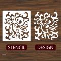 Interior design Reusable Stencil For wall Painting Art DIY Home Decor, Album Crafts and Canvas. 