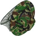 Camouflage Patten Beekeeper Hat Beekeeping Face Mask. 