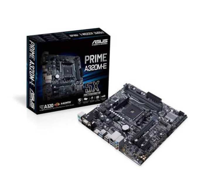 Amd A320 Ryzen Motherboard Am4 2 ram slot aus with box