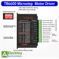 TB6600 Micro Stepper Motor Driver Single Pulse 4A 9~42V 2/4 Phase Hybrid Controller Microstep for CNC Milling Machine Tb6600 Stepper Motor Driver by Electrica. 