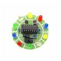 CD4017 colorful voice control rotating LED light kit electronic manufacturing diy kit spare parts student Laboratory. 