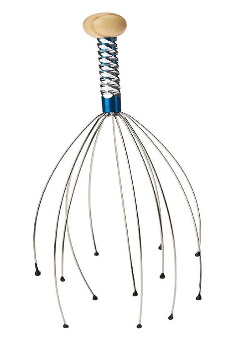 Online Karachi Metal Octopus Handheld Head Massager For Deep Relaxation And Stress Relief