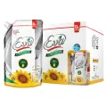 Eva Sunflower Cooking Oil Standup Pouch 1Ltr x 5. 